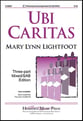 Ubi Caritas Three-Part Mixed choral sheet music cover